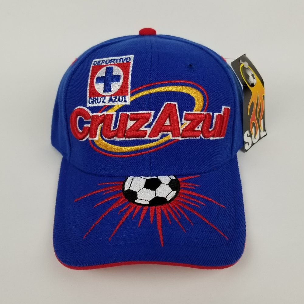 Cruz Azul Soccer Hat SOL Blue Cap Liga MX